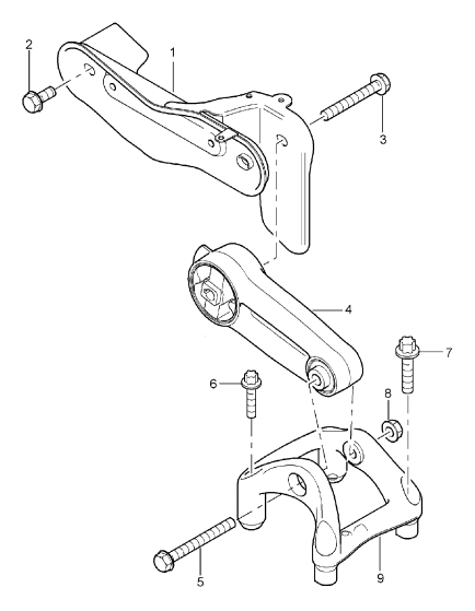 109-000 - Suspension de moteur