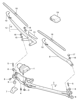 904-000 - Essuie-glace complet
Detecteur de pluie