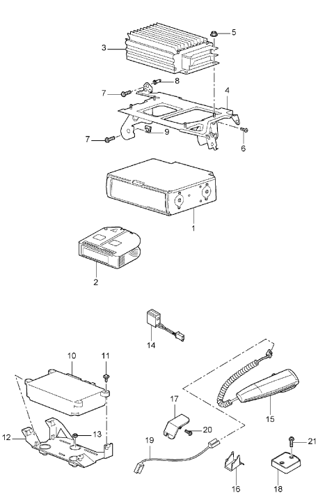 911-010 - Amplificateur
changeur cd
telephone