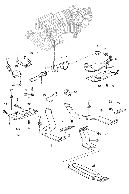 813-030 - boitier repartiteur d'air