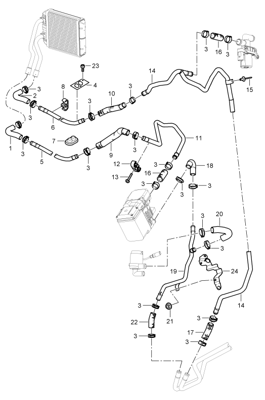 813-020 - chauffage
Climatiseur
et
Chauffage d'appoint
conduite d'alimentation
conduite de retour
echangeur de chaleur
tuyau a refrigerant