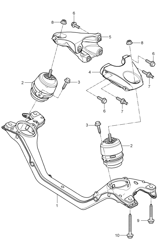 109-020 - Suspension de moteur