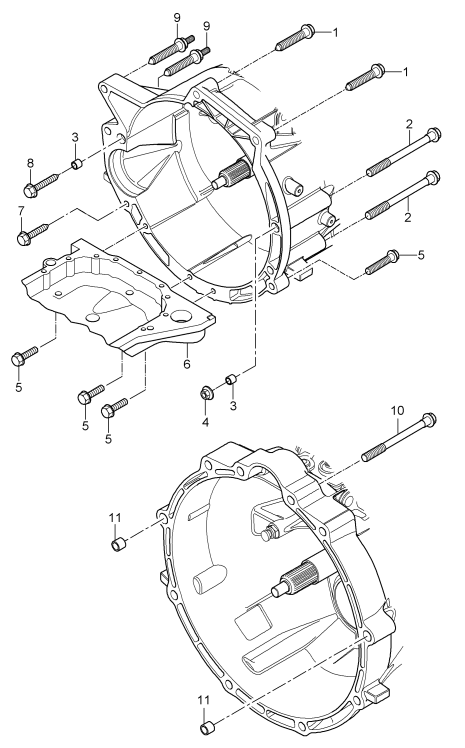 320-005 - pieces de fixation p. moteur
et bv