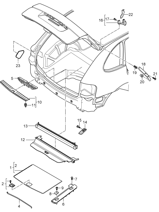 807-040 - Garnitures
Coffre/Compartiment charge
Elements carross.amovibles