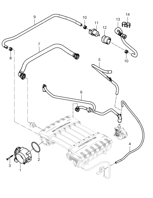 107-002 - ajustage de papillon
Desaeration du reservoir
Conduite de purge
Carter-moteur