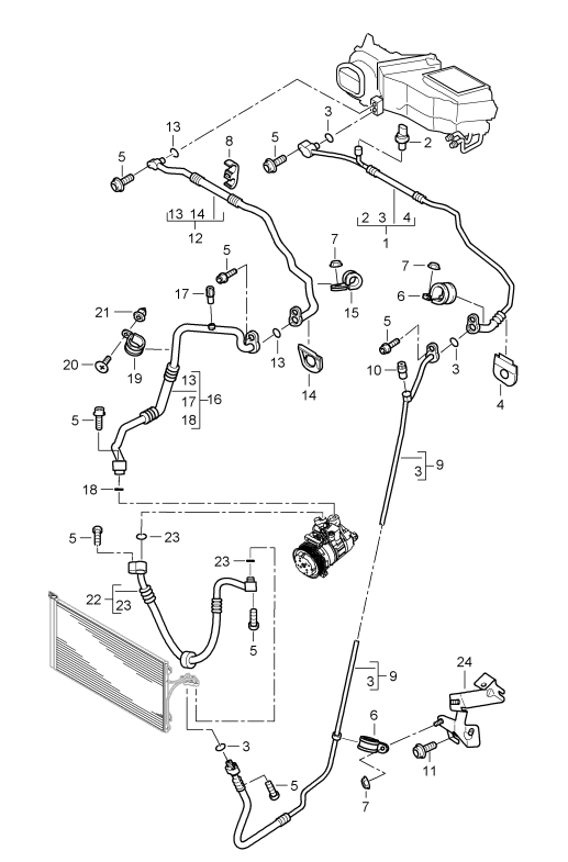 813-060 - circuit de refrigerant