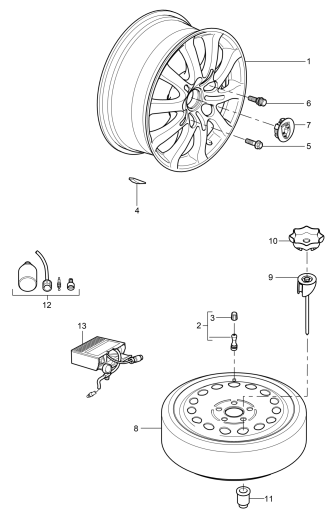 601-000 - Roues/Pneus