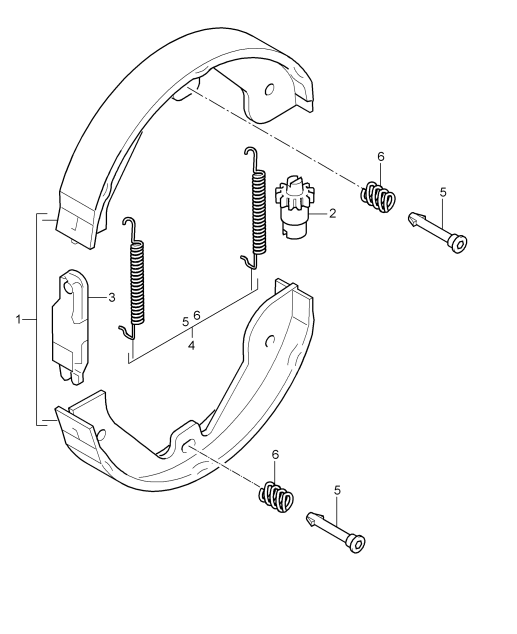 603-005 - frein de stationnement au pied