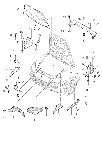 807-055 - Insonorisation
Revetement
Compartiment moteur