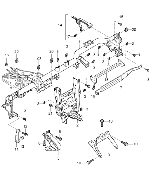 809-004 - cadre de support
tableau de bord