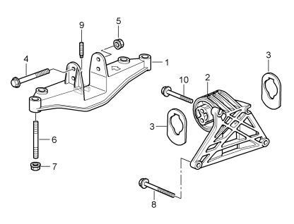 109-000 - Suspension de moteur