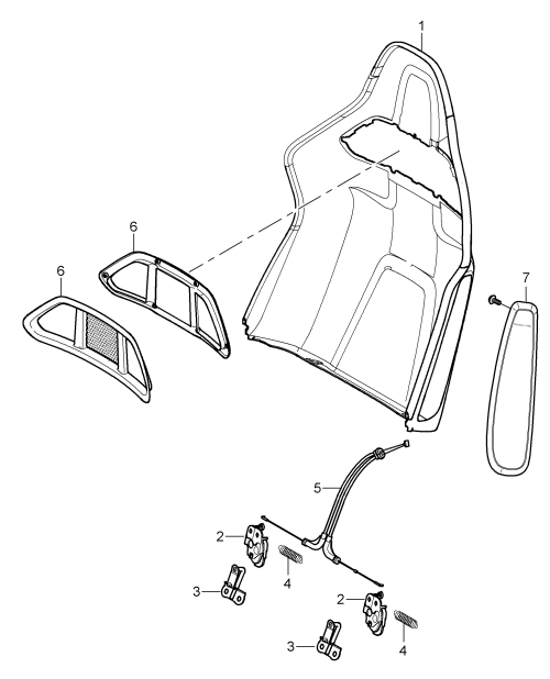 817-036 - Coquille de dossier
siegebaquet
Elements carross.amovibles
D -    MJ 2008>>