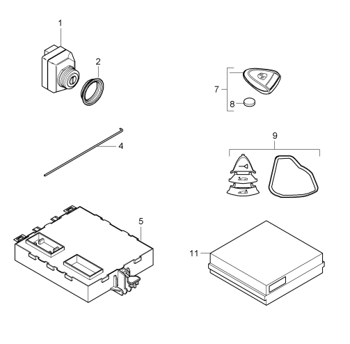 901-004 - Calculateurs
Antidemarrage
verrouillage centr.
Contact-demarreur
PORSCHE ACCESS SYSTEM