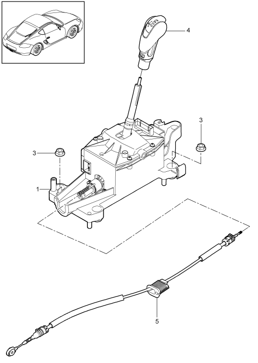 701-001 - levier selecteur
- PDK -