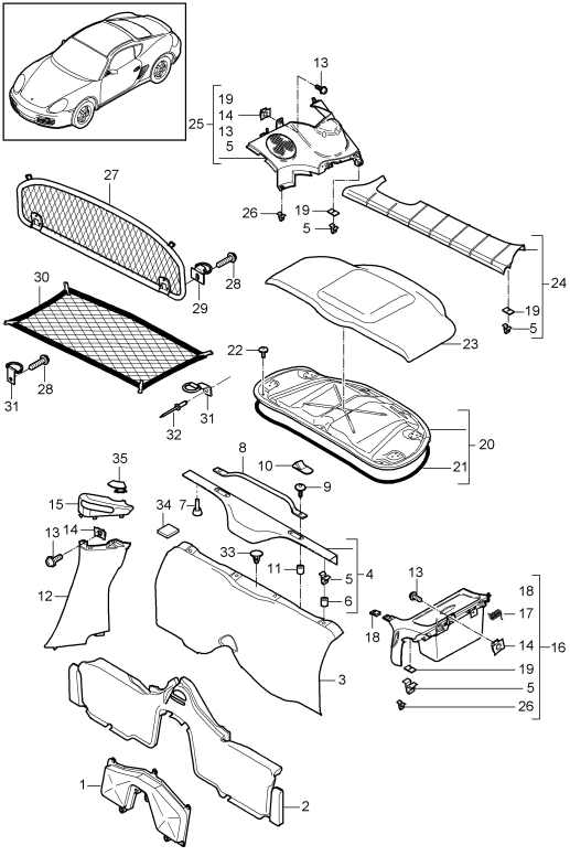 807-005 - Garnitures
Compartiment moteur