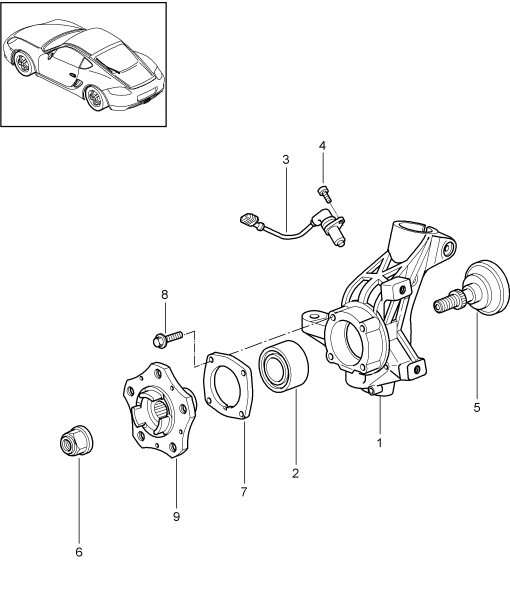 401-005 - Support de roue
Moyeu de roue