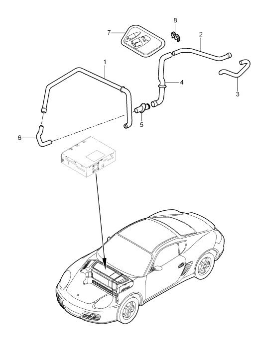 813-002 - Coffre/Compartiment charge
guidage d'air