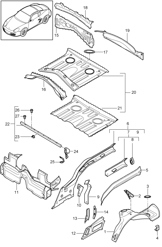 801-035 - Partie arriere du vehicule
pieces detail