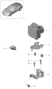 605-000 - Unite hydraulique
dispositif antiblocage   -abs-