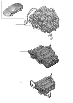 101-000 - Moteur de rechange
sans:
Disque entraineur
- PDK -
Boite de vitesses
avec:
Compresseur
Climatiseur