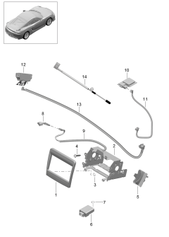 911-001 - Composants electriques pour
preequipement syst. navigation
