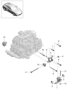 109-000 - Suspension de moteur