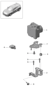 605-000 - Unite hydraulique
dispositif antiblocage   -abs-