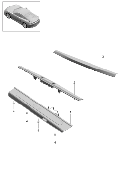 807-015 - Enjoliveur de seuil de porte
Garniture bas de caisse