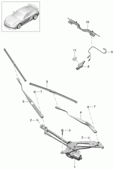 904-000 - Essuie-glace complet
Detecteur de pluie