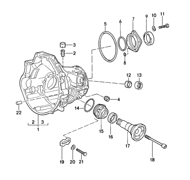 308-000 - Carter entrainement d'essieu
p. bv automatique