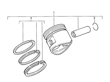 102-005 - piston
1 serie segments de piston