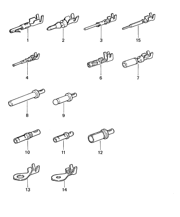 902-050 - Connecteur coaxial
broche de contact
cosse de cable