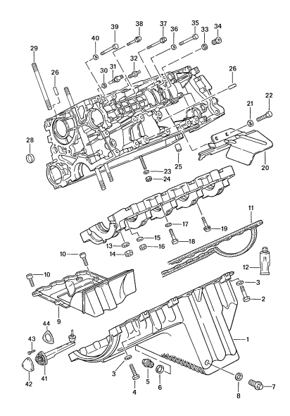 101-015 - Carter-moteur
Pieces de fixation
Kit réparat. pour l'entretien
cf. tabl.d'ill.: