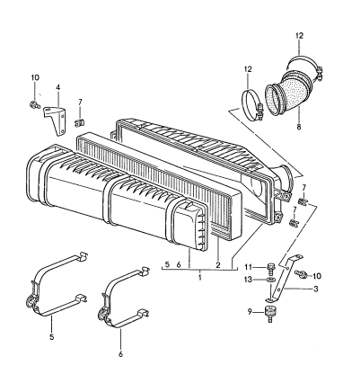 106-010 - Filtre a air avec pieces
de raccordement