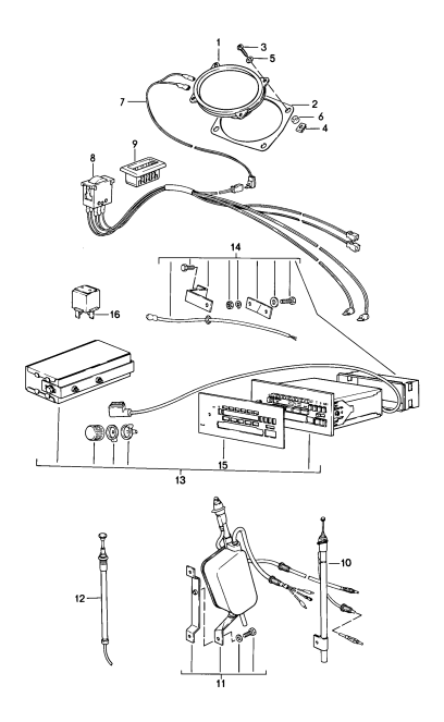 003-000 - Unite radio
avec:
3
haut-parleur
F             >> 94-CN403 921
F             >> 94-DN400 108