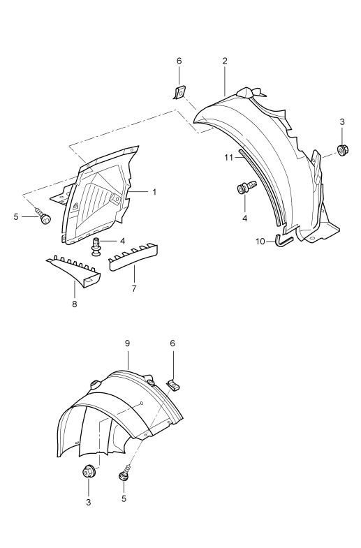 801-080 - Garnitures
pour
passage de roue
D -    MJ 2002>>