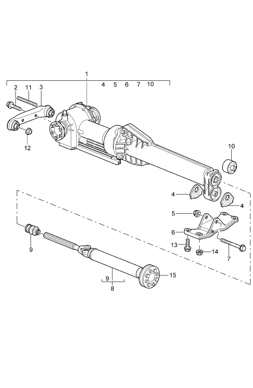 305-010 - Boite de vitesse essieu avant
arbre a cardans
D -    MJ 1999>>