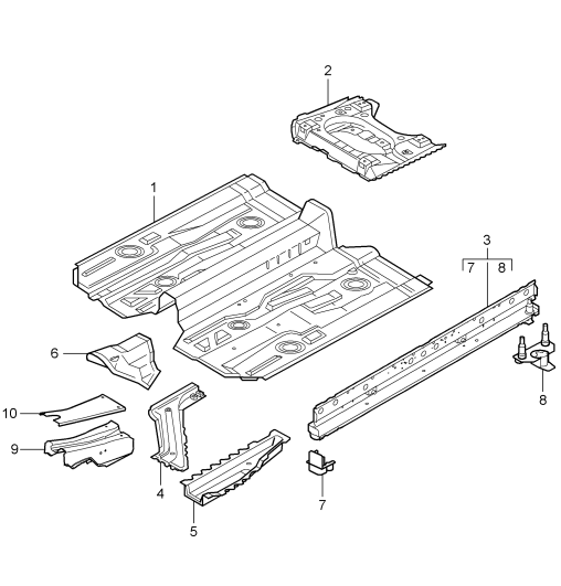 801-020 - Tole de plancher