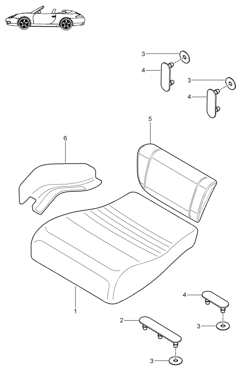 817-085 - Coussin de strapontin
Siege de secours