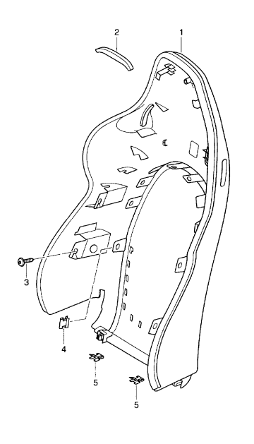 817-035 - Coquille de dossier
siege sport