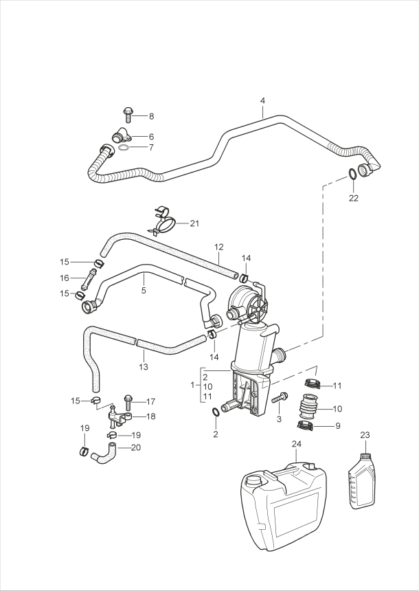 104-010 - Carter-moteur
separateur d'huile