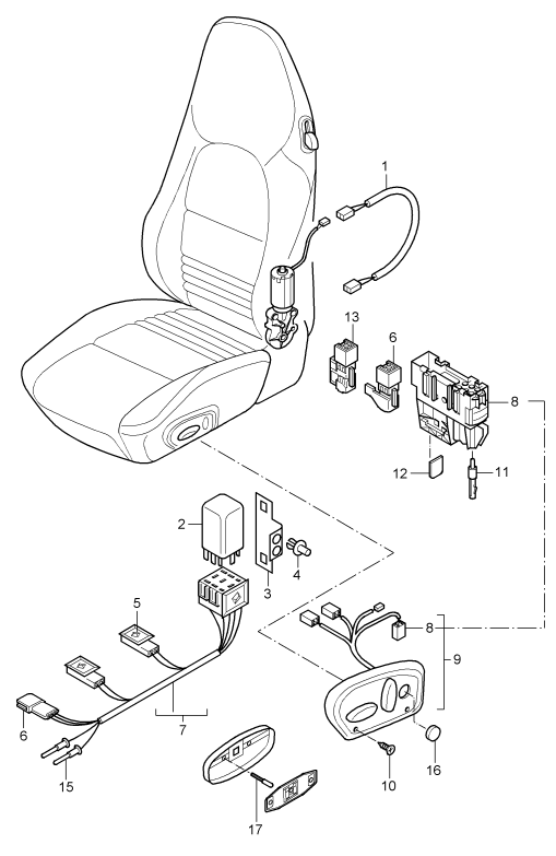 817-065 - cablages
Interrupteur
Siege confort