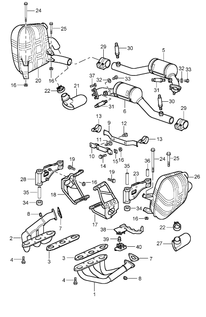 202-001 - systeme d'echappement
D -    MJ 2002>>