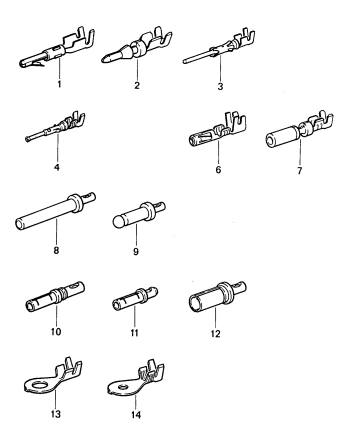 902-050 - Connecteur coaxial
broche de contact
cosse de cable