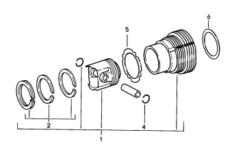 102-005 - Cylindre avec piston