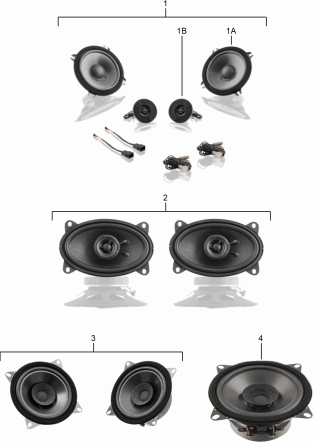 910-005 - Porsche Classic
Kit de montage haut-parleur
Systeme son