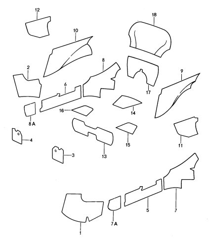 807-002 - Equipement interieur
Tapis adhesif