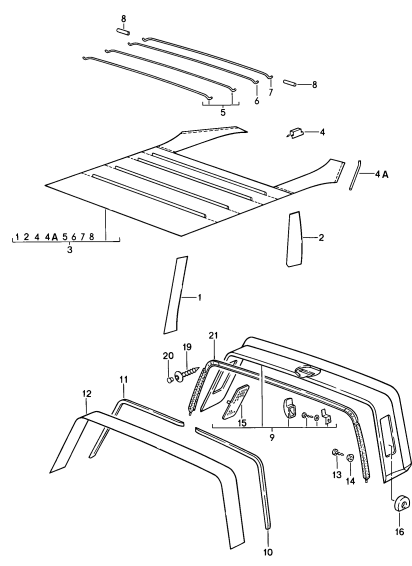 807-006 - Equipement interieur
pavillon
arceau de securite