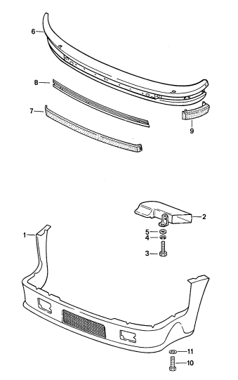 880-025 - Modele special
Serie speciale aile plate
Tole exterieure
pare-chocs
D -    MJ 1988>>