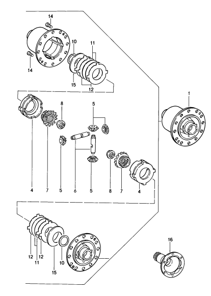 305-005 - differentiel autobloquant